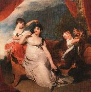  Sir Thomas Lawrence Mrs Henry Baring and her Children Spain oil painting artist